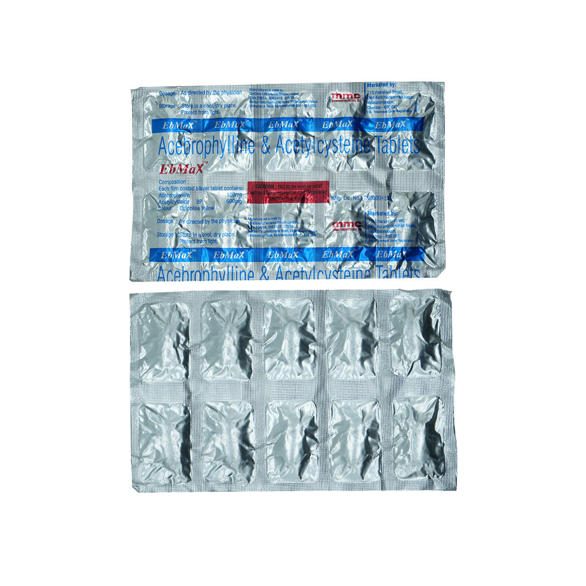 Ebmax Tablet 10's, Pack of 10 TabletS Ebmax Tablet 10's, Pack of 10 TabletS