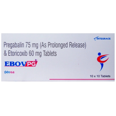 Ebov PG 75 mg Tablet 10's, Pack of 10 TABLETS