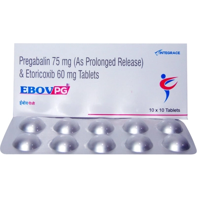 Ebov PG 75 mg Tablet 10's, Pack of 10 TABLETS