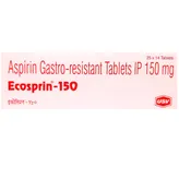 Ecosprin-150 Tablet 14's, Pack of 14 TABLETS