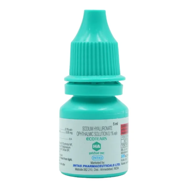 Ecotears HA Ophthalmic Solution 5 ml