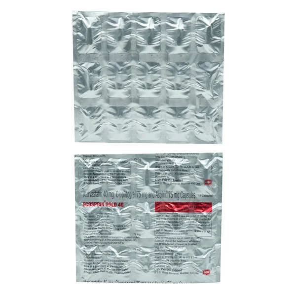 Ecosprin Gold 40 Capsule 15's