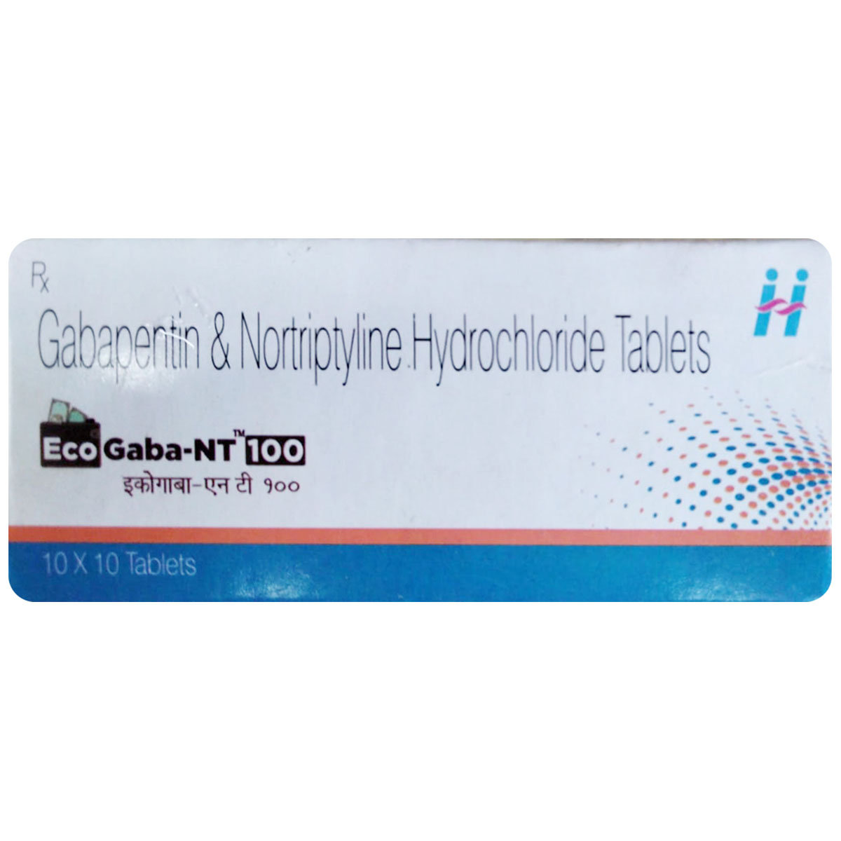 Eco Gaba-NT 100 Tablet 10's, Pack of 10 TabletS Eco Gaba-NT 100 Tablet 10's, Pack of 10 TabletS