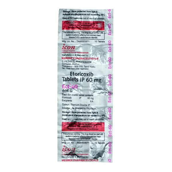 Ect 60mg Tablet 10's