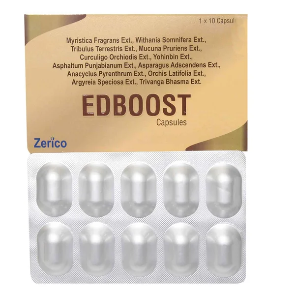 Zerico Edboost, 10 Capsules, Pack of 10