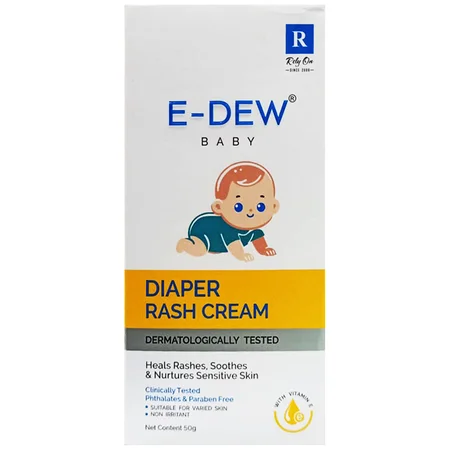 E-Dew Baby Diaper Rash Cream, 50 gm