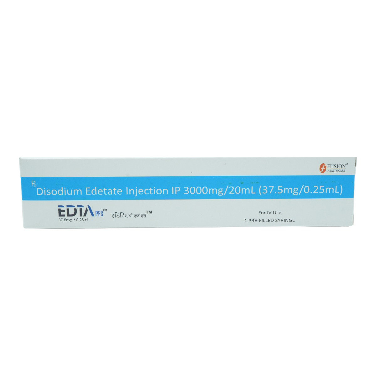 EDTA Pfs 37.5 mg/0.25 ml Injection 1's, Pack of 1 INJECTION EDTA Pfs 37.5 mg/0.25 ml Injection 1's, Pack of 1 INJECTION