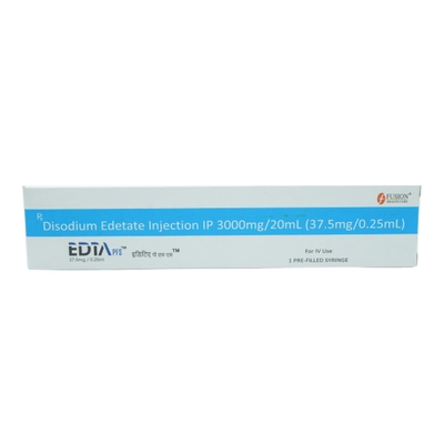 EDTA Pfs 37.5 mg/0.25 ml Injection 1's, Pack of 1 INJECTION