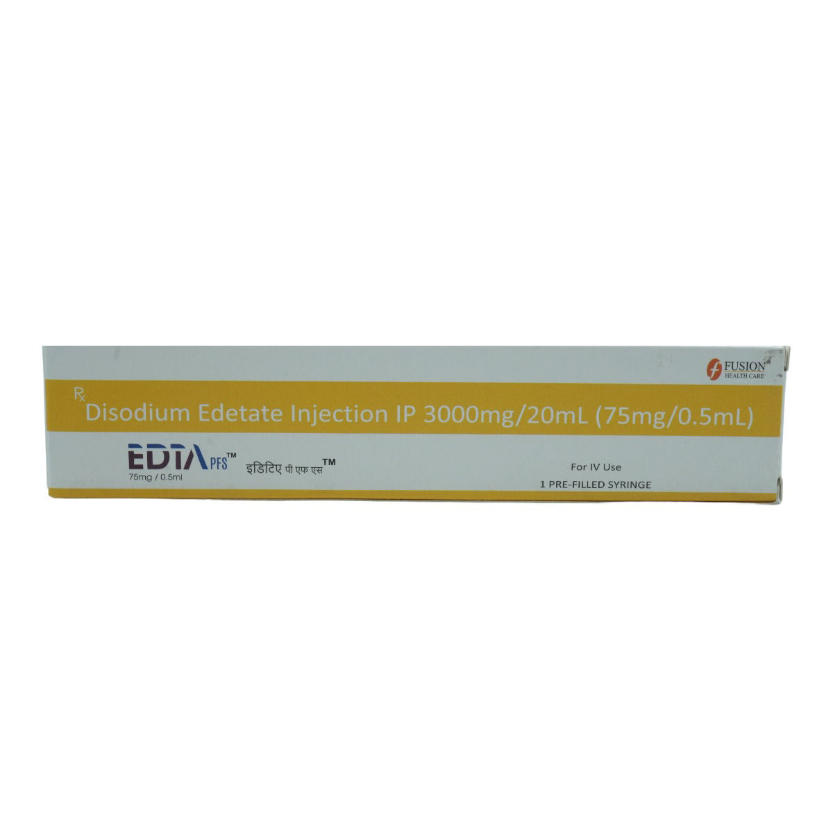 Buy Edta PFA 75 mg Injection 0.5 ml Online