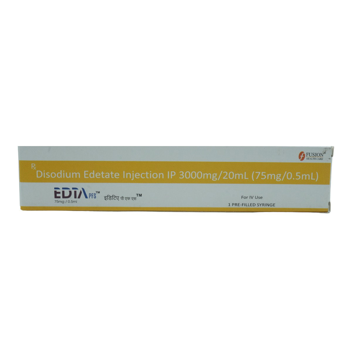 Buy Edta PFA 75 mg Injection 0.5 ml Online