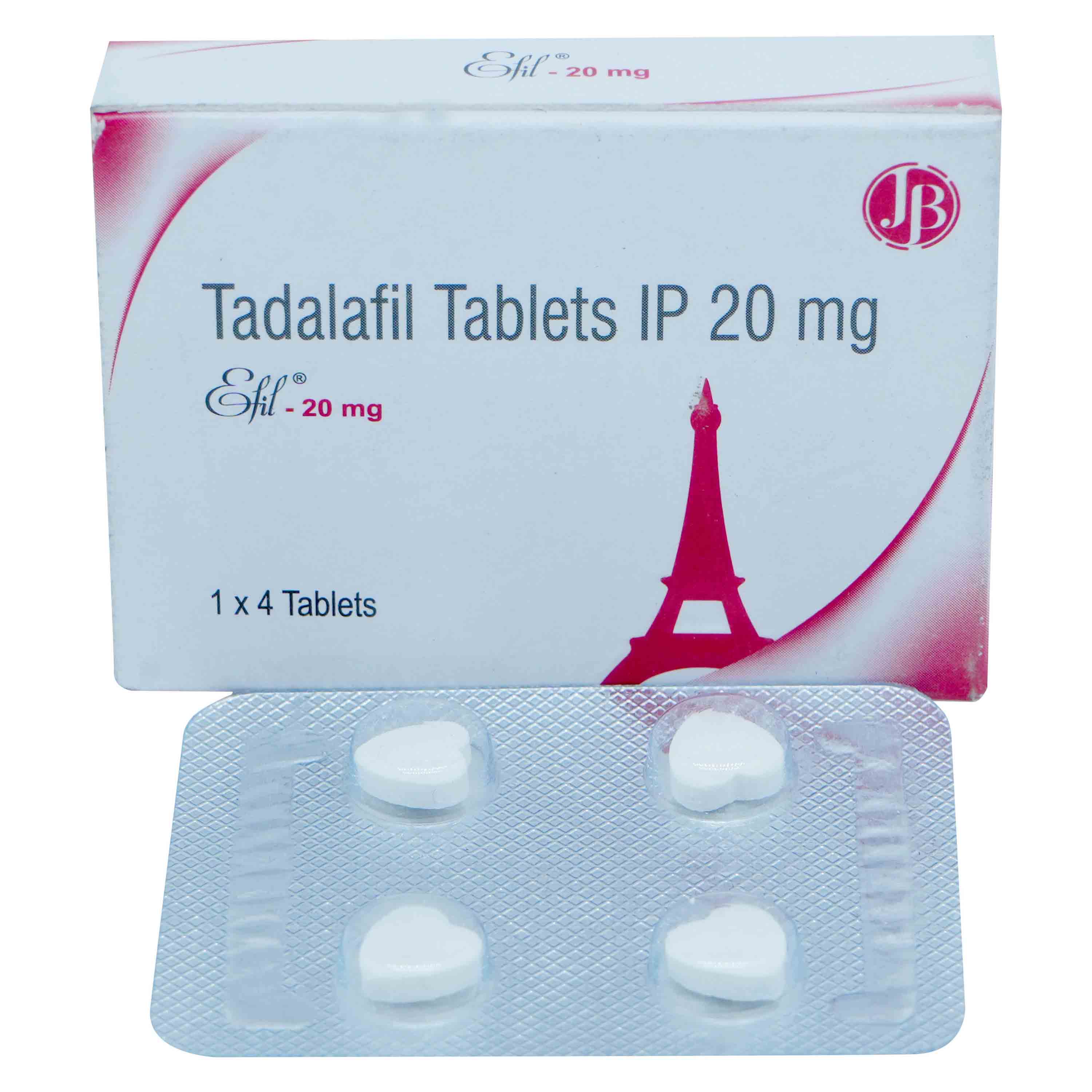 Efil-20 mg Tablet 4's, Pack of 4 TabletS Efil-20 mg Tablet 4's, Pack of 4 TabletS