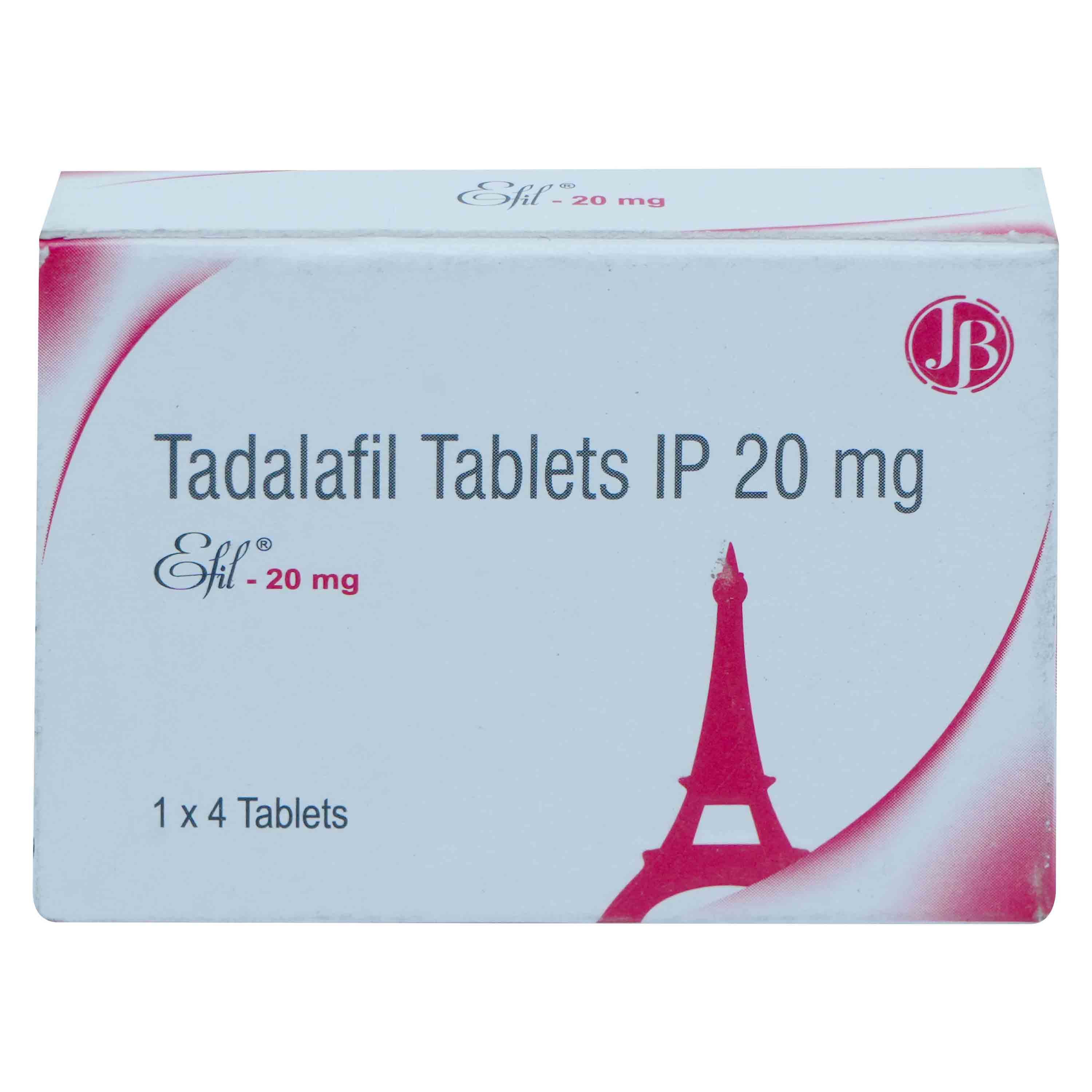 Efil-20 mg Tablet 4's, Pack of 4 TabletS Efil-20 mg Tablet 4's, Pack of 4 TabletS