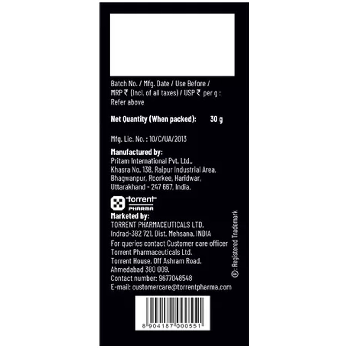 EGA Cream 30 gm, Pack of 1 EGA Cream 30 gm, Pack of 1