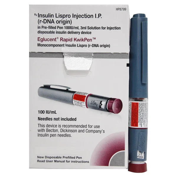 Eglucent Rapid Kwikpen 100Iu/ml Injection 3 ml, Pack of 1 Injection