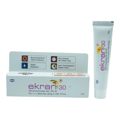 Ekran-30 Silicone Sunscreen Gel 30 gm, Pack of 1