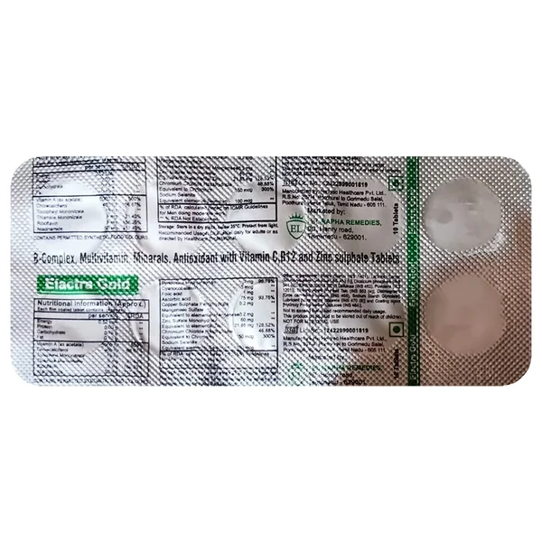 Elactra Gold Tablet 10's