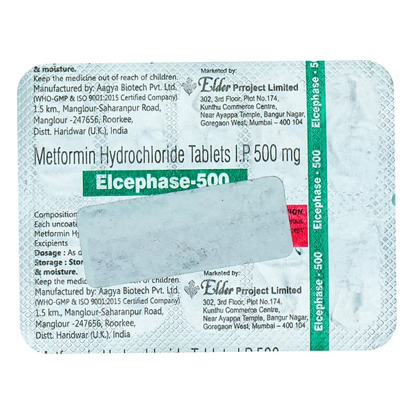 Elcephase 500 mg Tablet 10's