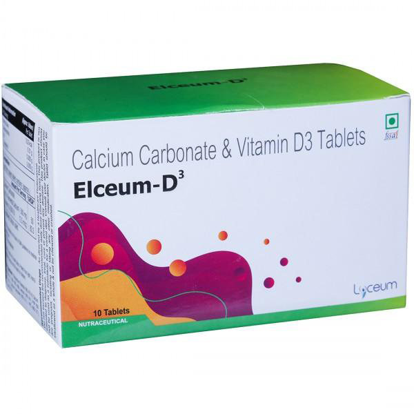 Elceum-D3 Tablet 10's, Pack of 10 Elceum-D3 Tablet 10's, Pack of 10