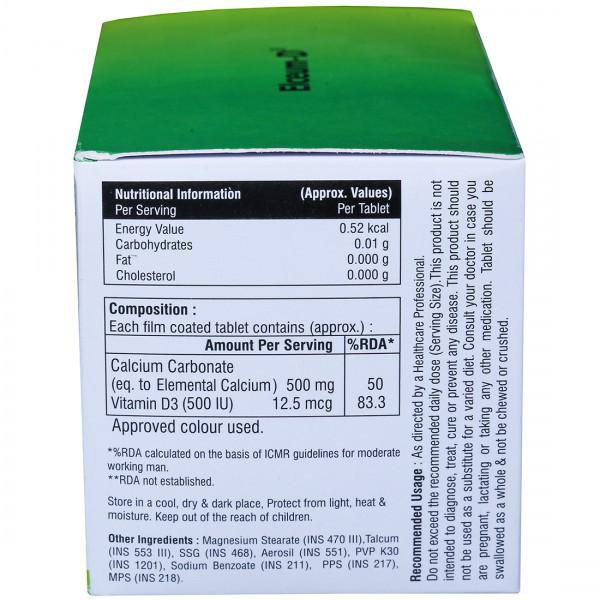 Elceum-D3 Tablet 10's, Pack of 10 Elceum-D3 Tablet 10's, Pack of 10