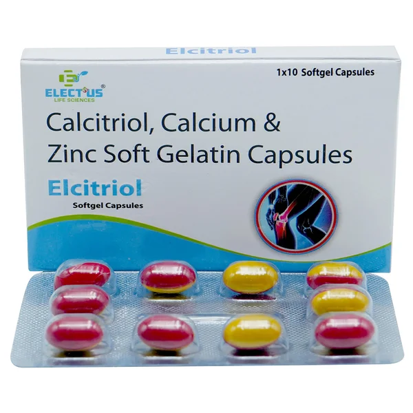 Elcitriol Softgel Capsule 10's, Pack of 10 SoftgelsS