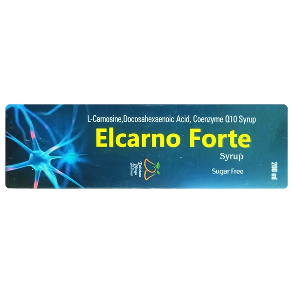 Elcarno Forte Sugar Free Delicious Mango Flavour Syrup 200 ml