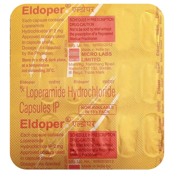 Eldoper Capsule 15's, Pack of 15 CapsuleS