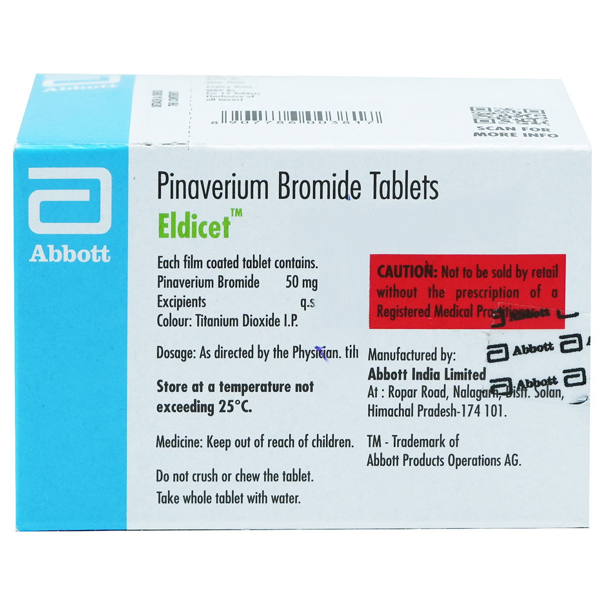 Eldicet 50 mg Tablet 15's, Pack of 15 TabletS Eldicet 50 mg Tablet 15's, Pack of 15 TabletS