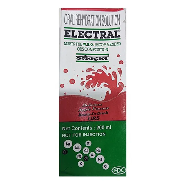 Electral RTD Apple Liquid 200 ml, Pack of 1