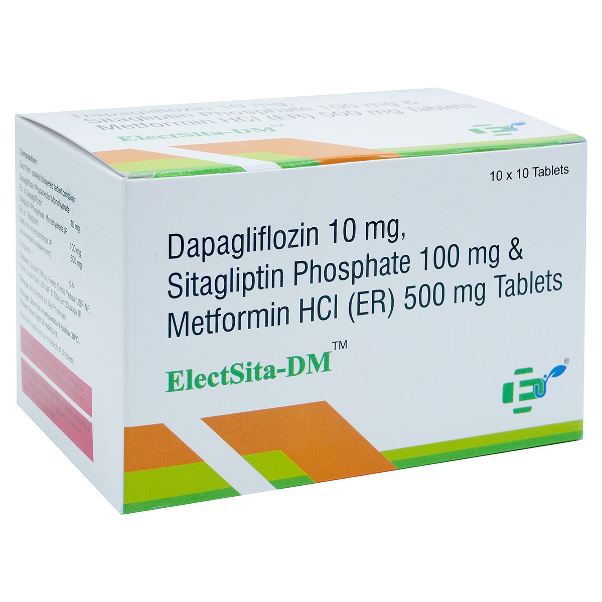 Electsita-DM Tablet 10's, Pack of 10 TABLETS Electsita-DM Tablet 10's, Pack of 10 TABLETS