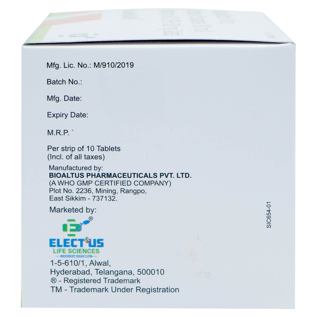 Electsita-DM Tablet 10's, Pack of 10 TABLETS Electsita-DM Tablet 10's, Pack of 10 TABLETS