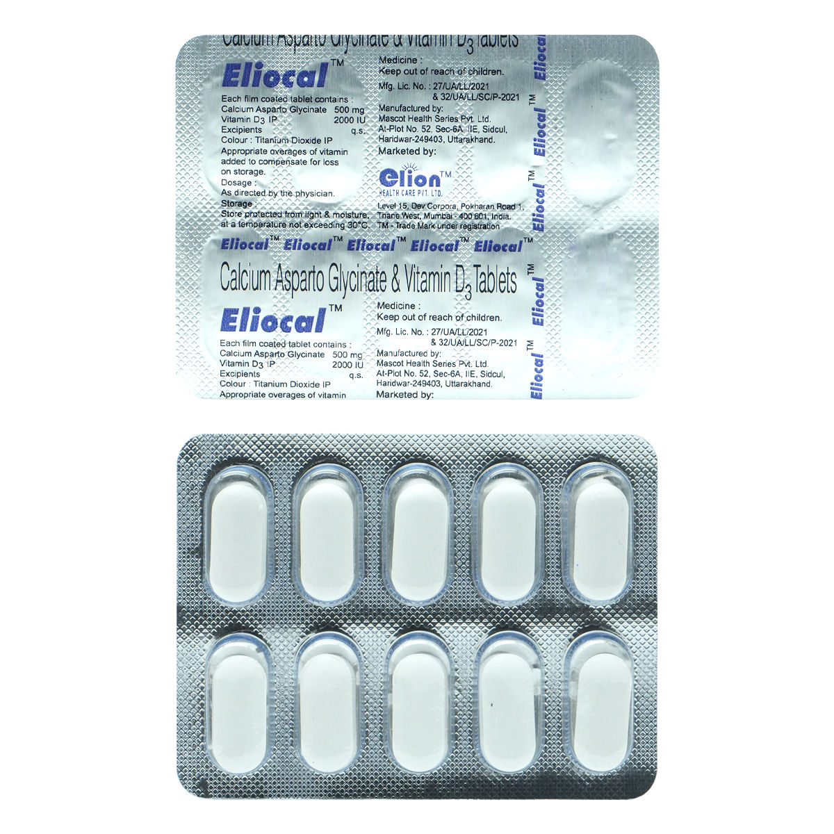 Buy Eliocal Tablet 10's Online