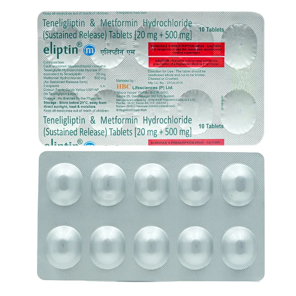 Eliptin M Tablet 10's