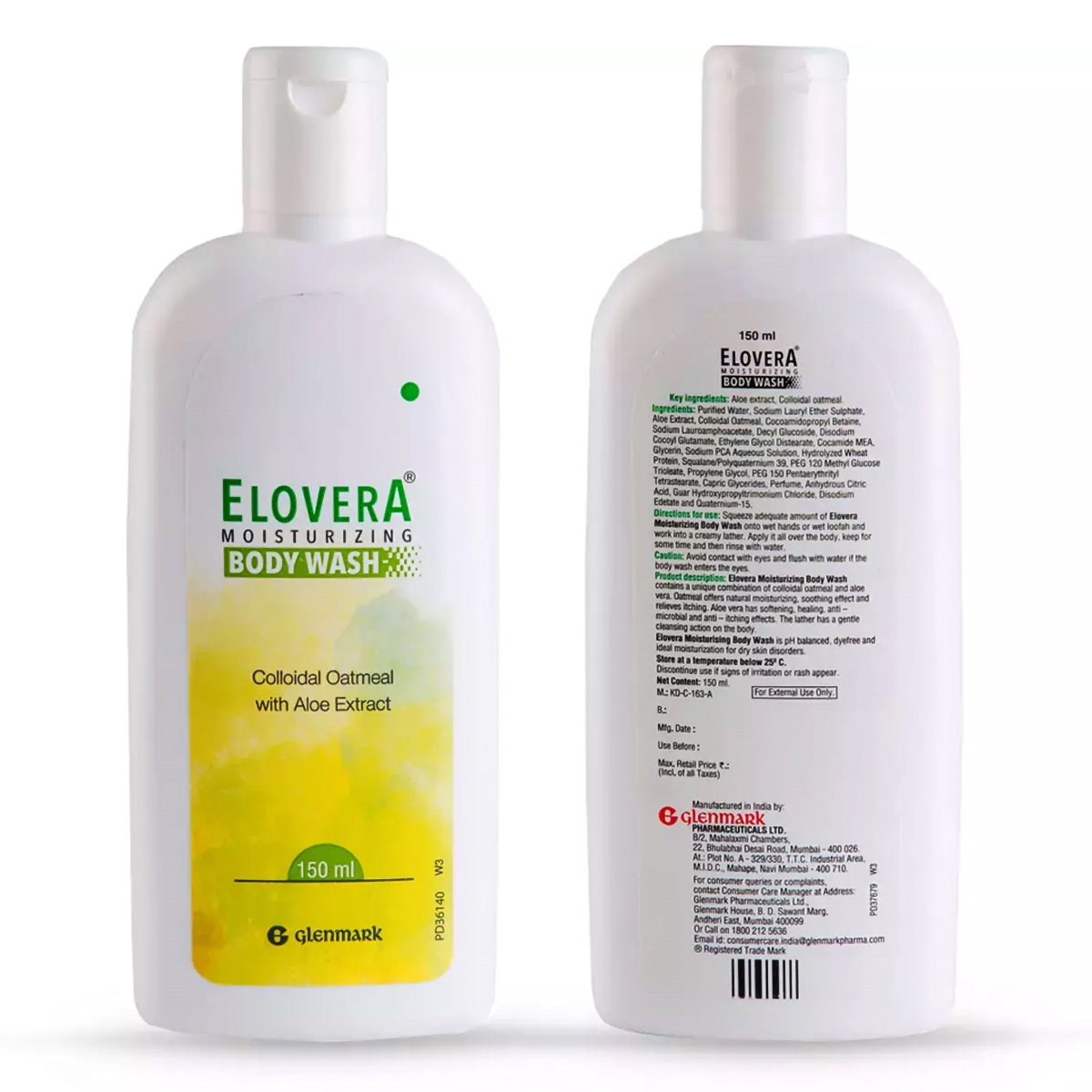 Elovera Moisturizing Body Wash 150 ml, Pack of 1 Elovera Moisturizing Body Wash 150 ml, Pack of 1