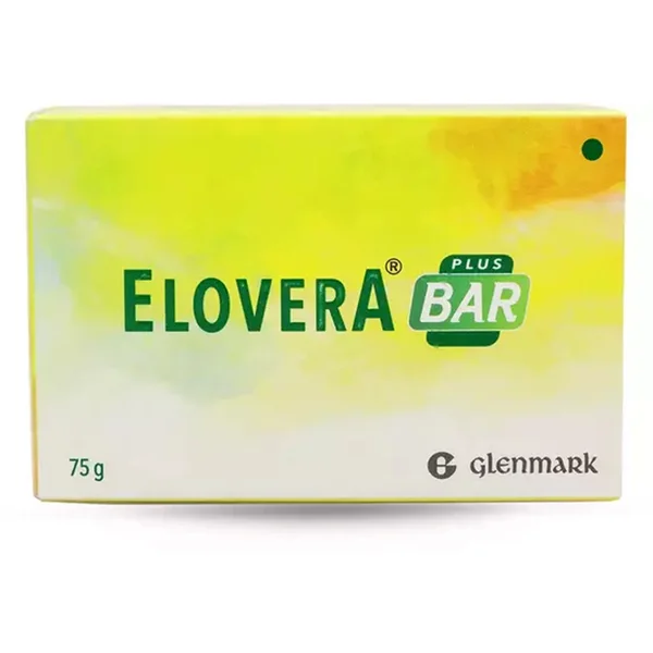 Elovera Plus Bar 75 gm | Hydrates Dry Skin | Keep Skin Soft &amp; Supple | For All Age Group | For All Skin Type, Pack of 1