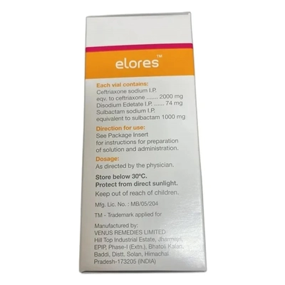 Elores 3 gm Injection 1's, Pack of 1 Injection