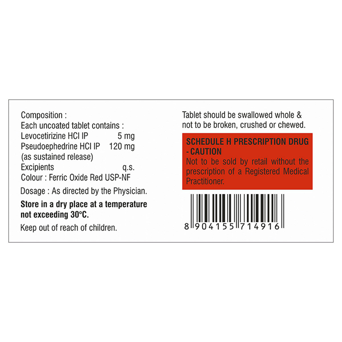 Elriz-D Tablet 10's, Pack of 10 Elriz-D Tablet 10's, Pack of 10