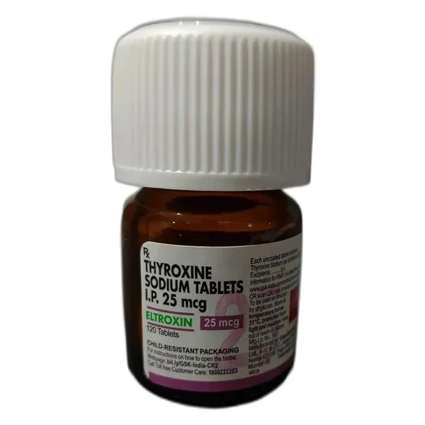Eltroxin 25mcg Tablet 120's