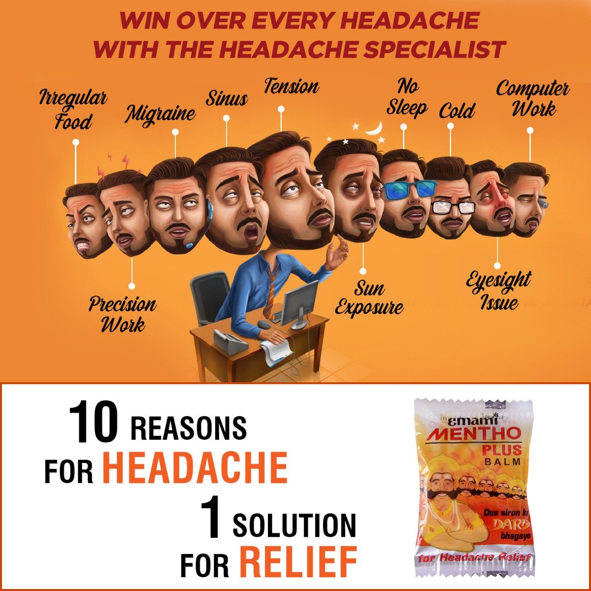 Emami Mentho Plus Balm, 0.9 ml, Pack of 1 Emami Mentho Plus Balm, 0.9 ml, Pack of 1