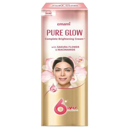 Emami Pure Glow Complete Brightening Cream, 25 gm