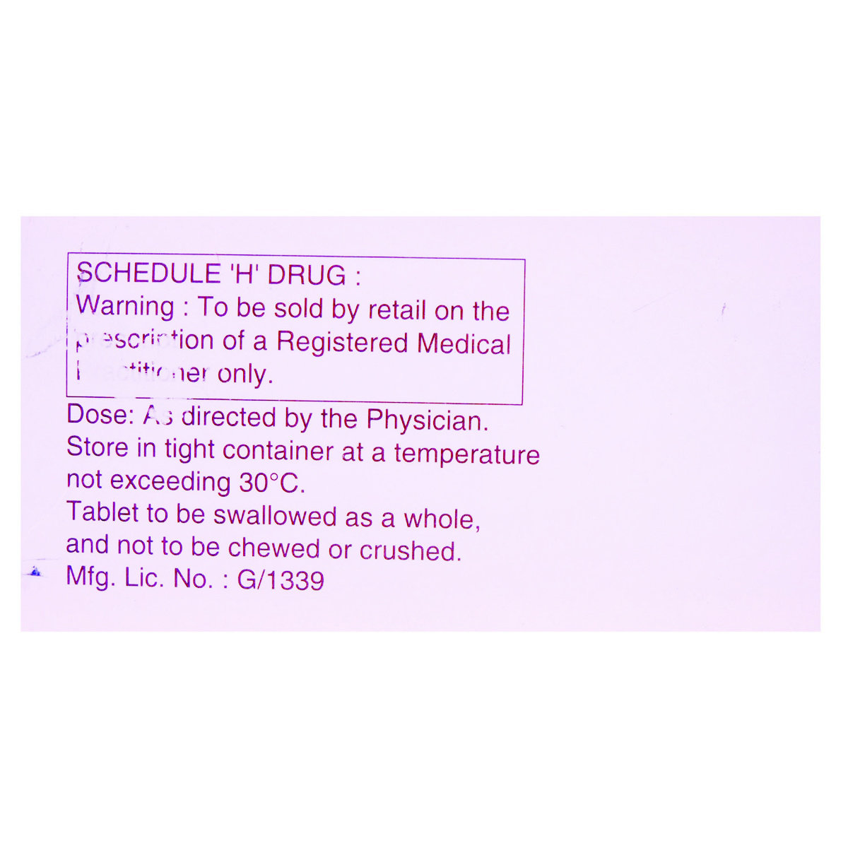 Embeta XR-50 Tablet 30's, Pack of 30 TABLETS Embeta XR-50 Tablet 30's, Pack of 30 TABLETS