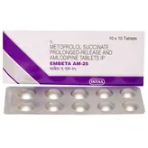 Embeta AM 25 Tablet 10's, Pack of 10 TABLETS