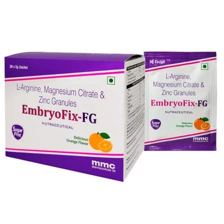 Embryofix-FG Sugar Free Orange Flavour Granules Sachet 5 gm