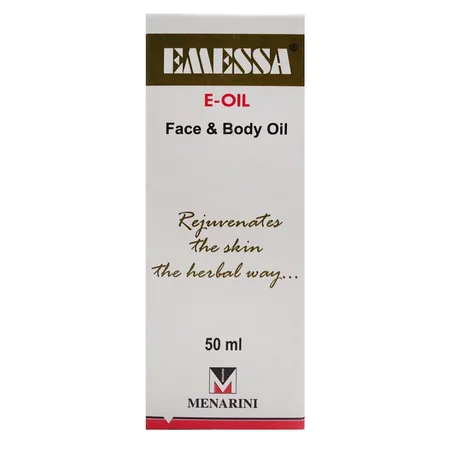 Emessa E Oil 50 ml | Softens & Smoothens Rough & Dry Skin | For Face & Body