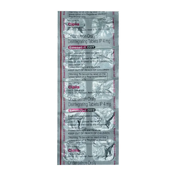 Emeset-4 ODT Tablet 10's