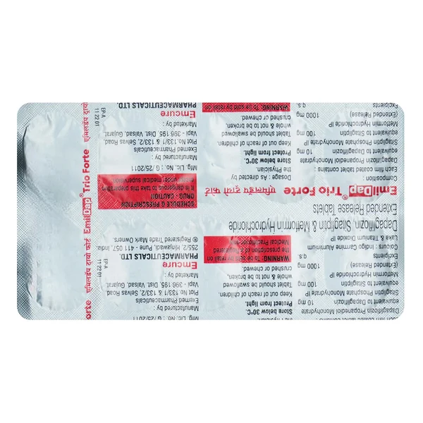 Emildap Trio Forte Tablet 10's