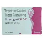Emprogest-Sr 200Mg Tablet 10'S, Pack of 10 TabletS