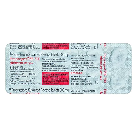 Emprogest-SR 300 Tablet 10's