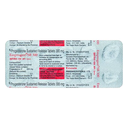 Emprogest-SR 300 Tablet 10's
