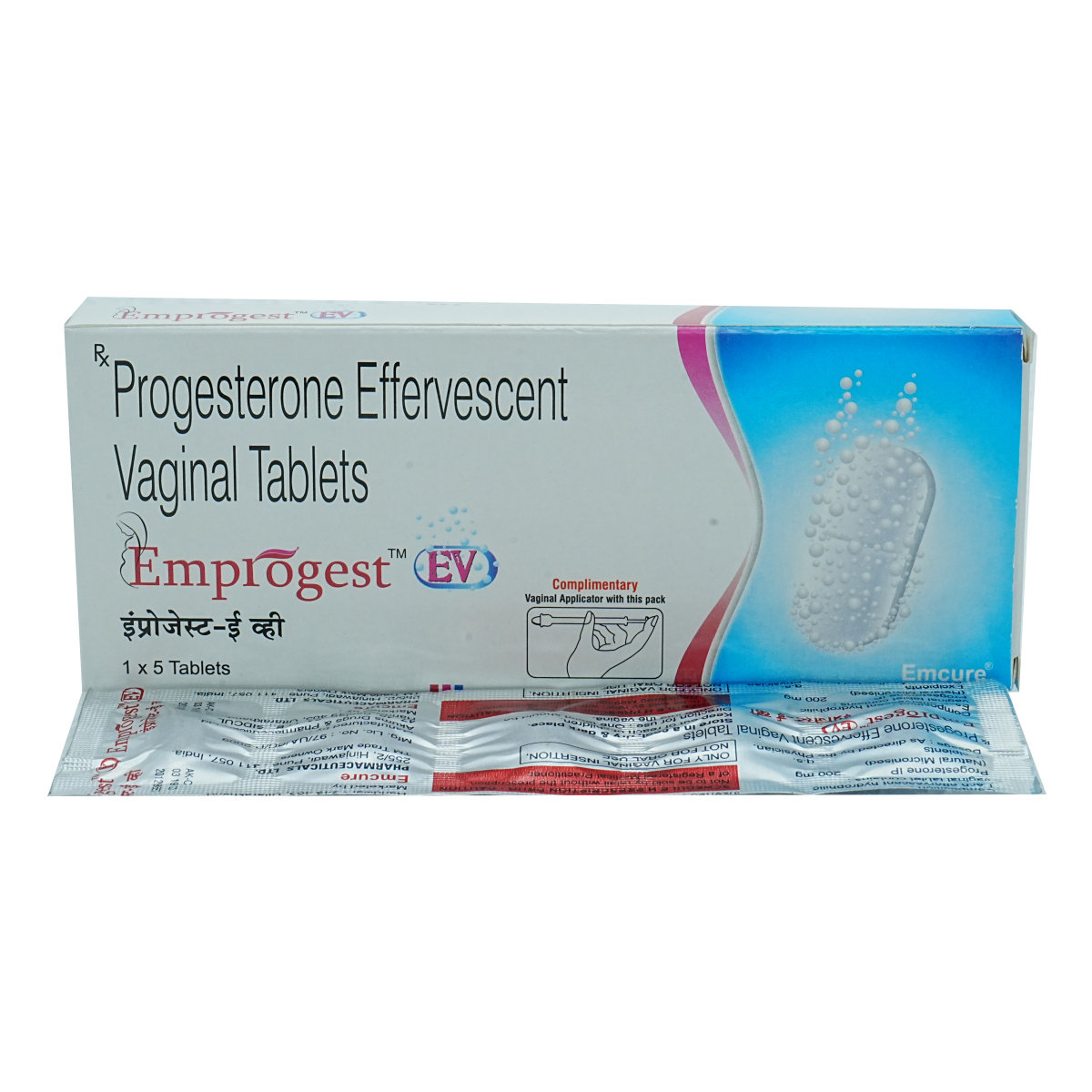 Emprogest EV 200 Tablet 5's, Pack of 5 TABLETS Emprogest EV 200 Tablet 5's, Pack of 5 TABLETS