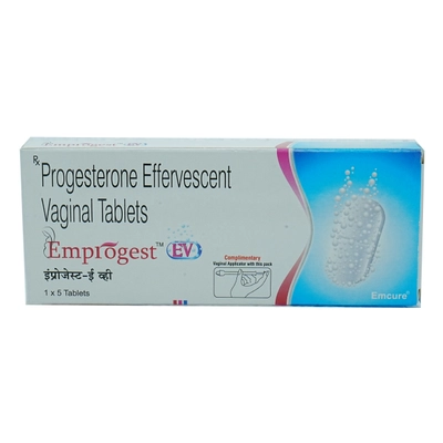 Emprogest EV 200 Tablet 5's, Pack of 5 TABLETS